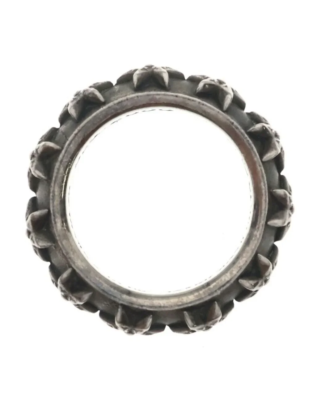Chrome Hearts Star Band Silver Ring